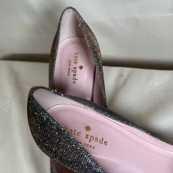Kate Spade Shimmer Bow Heels - Picture 6 of 9